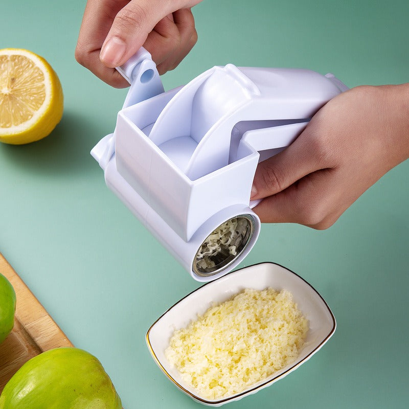 Handheld Mini Cheese Grater with Stainless Steel Drum for Nuts & Cheese