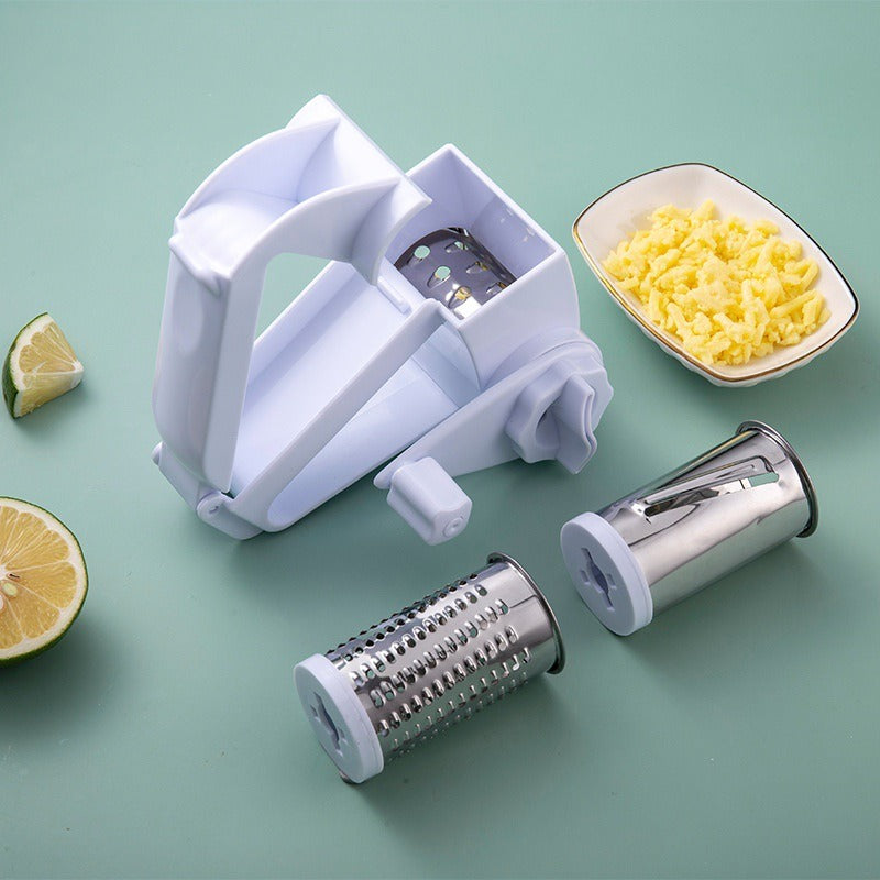 Handheld Mini Cheese Grater with Stainless Steel Drum for Nuts & Cheese
